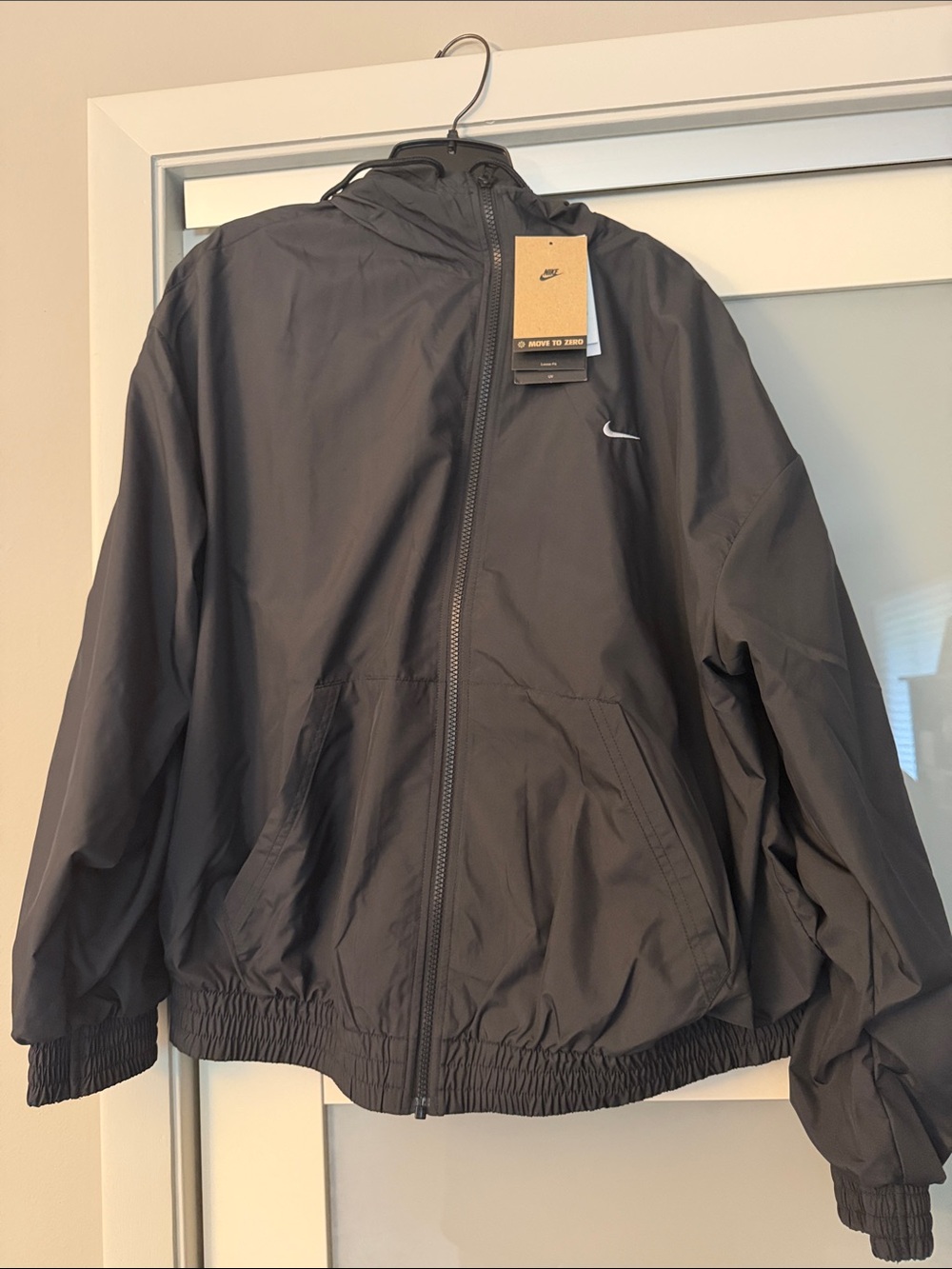 Nike Women's Black Lightweight Windbreaker Jacket